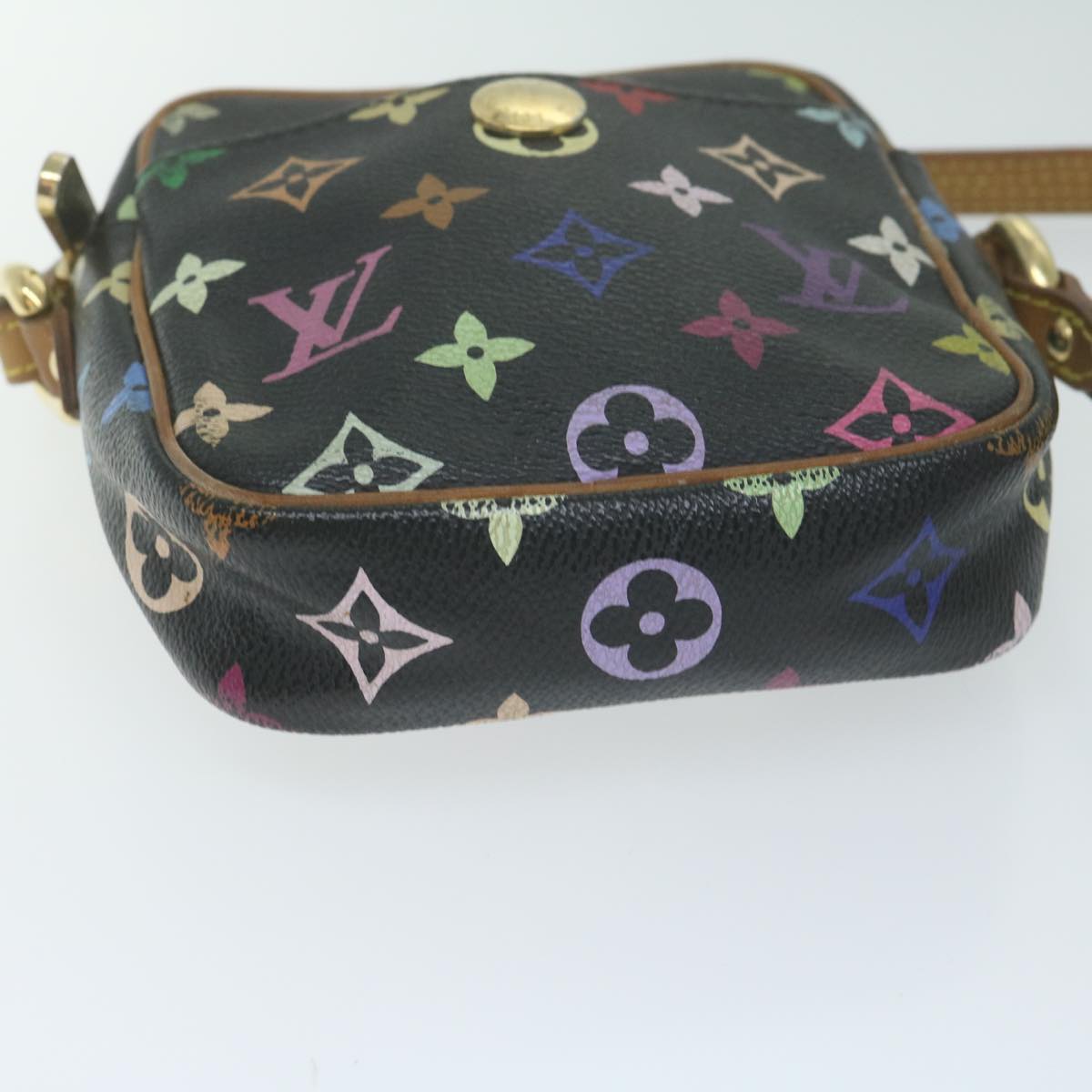 LOUIS VUITTON Monogram Multicolor Lift Shoulder Bag Black M40056 LV Auth 64661