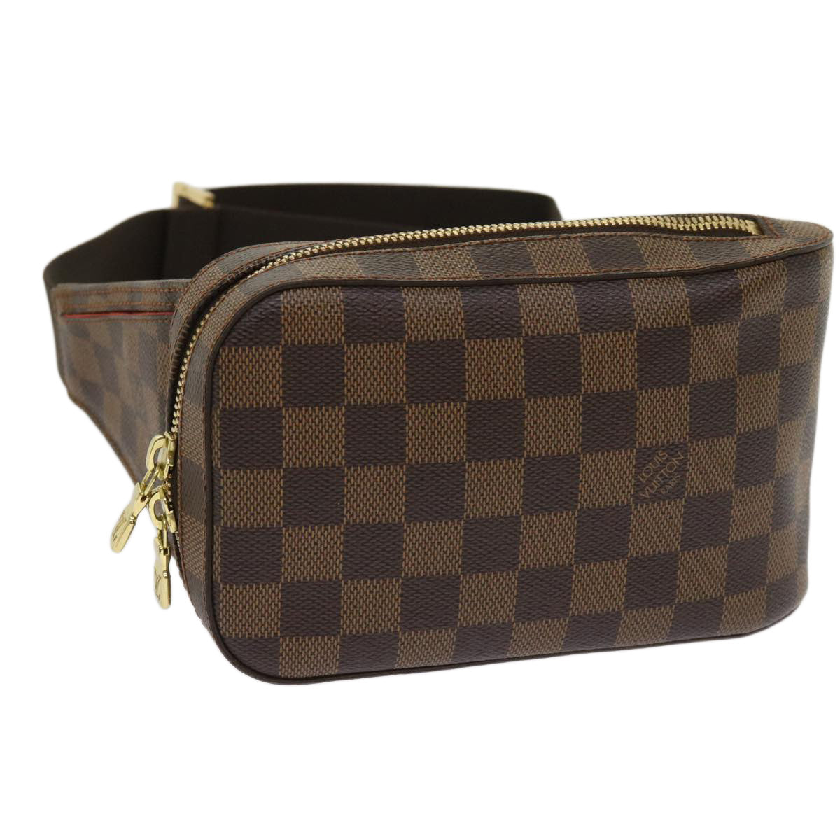 LOUIS VUITTON Damier Ebene Geronimos Shoulder Bag N51994 LV Auth 64662A