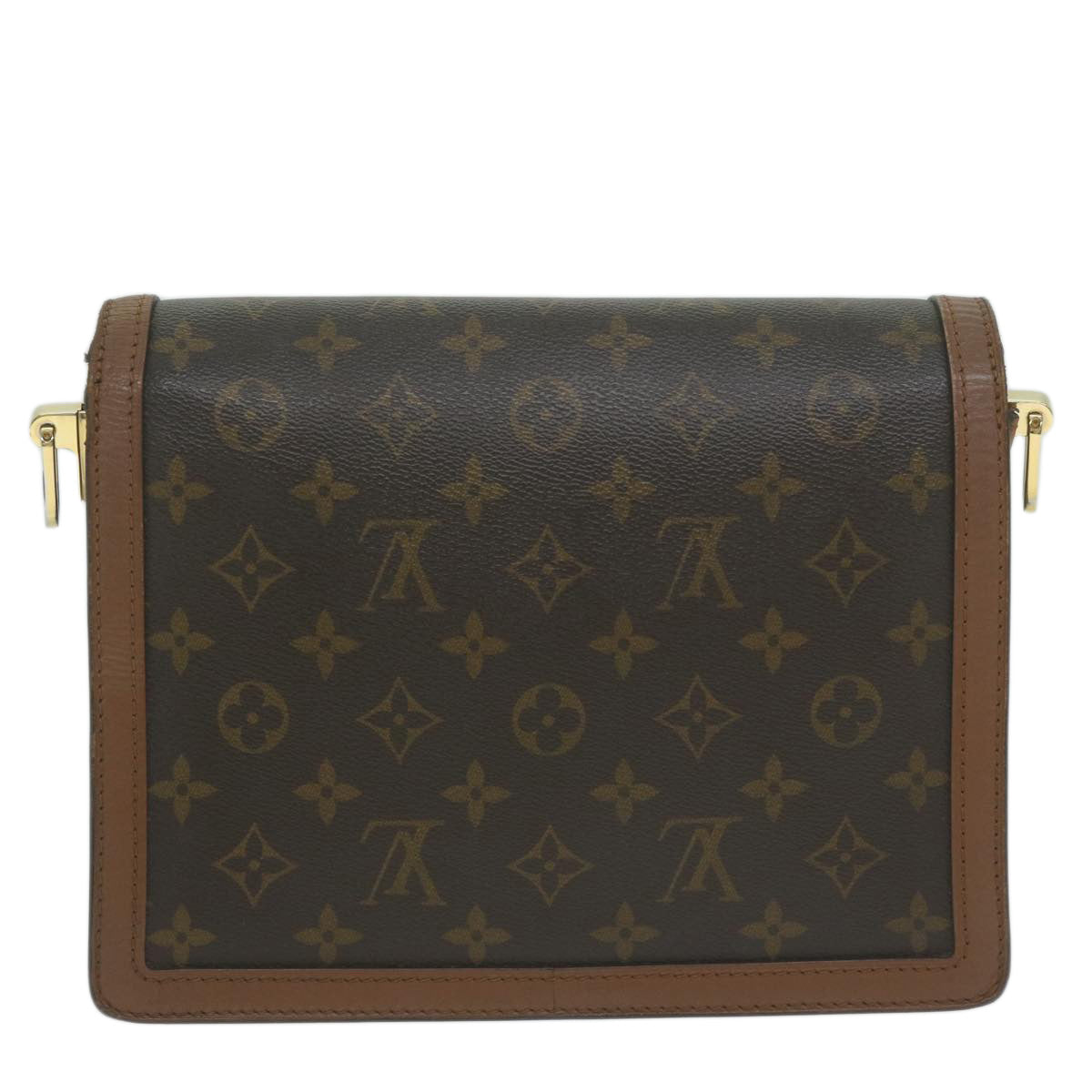 LOUIS VUITTON Monogram Reverse Dauphine MM Shoulder Bag M45958 LV Auth 64664A