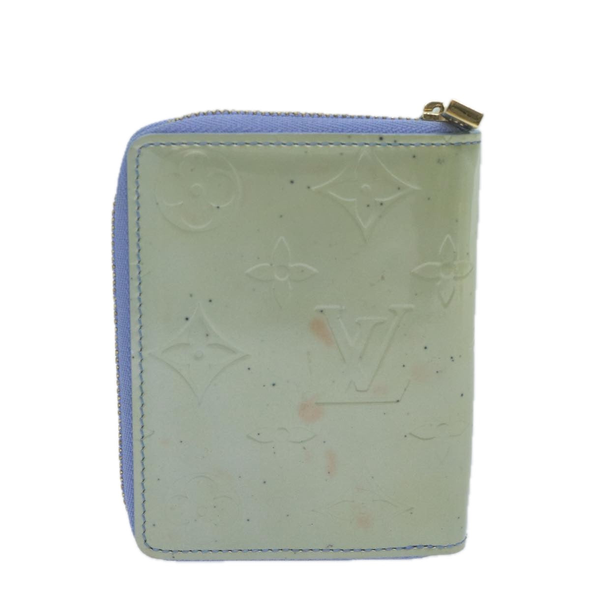 LOUIS VUITTON Monogram Vernis Bloom Wallet Lavande M91237 LV Auth 64690