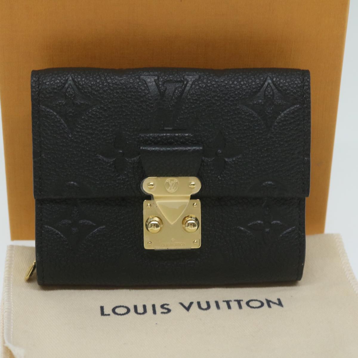 LOUIS VUITTON Empreinte Porte Feuille Metis Compact Wallet M80880 LV Auth 64691S