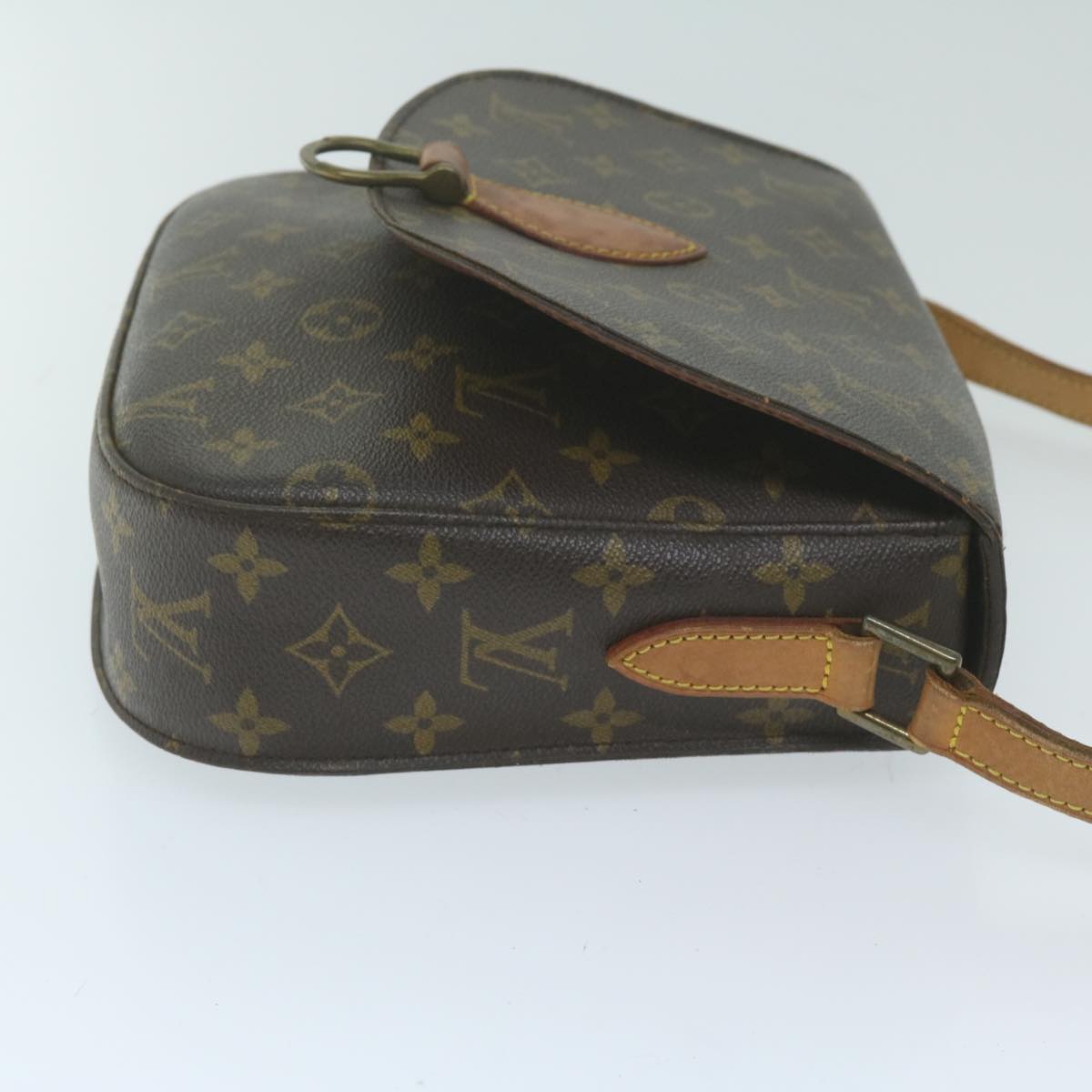 LOUIS VUITTON Monogram Saint Cloud GM Shoulder Bag M51242 LV Auth 64712