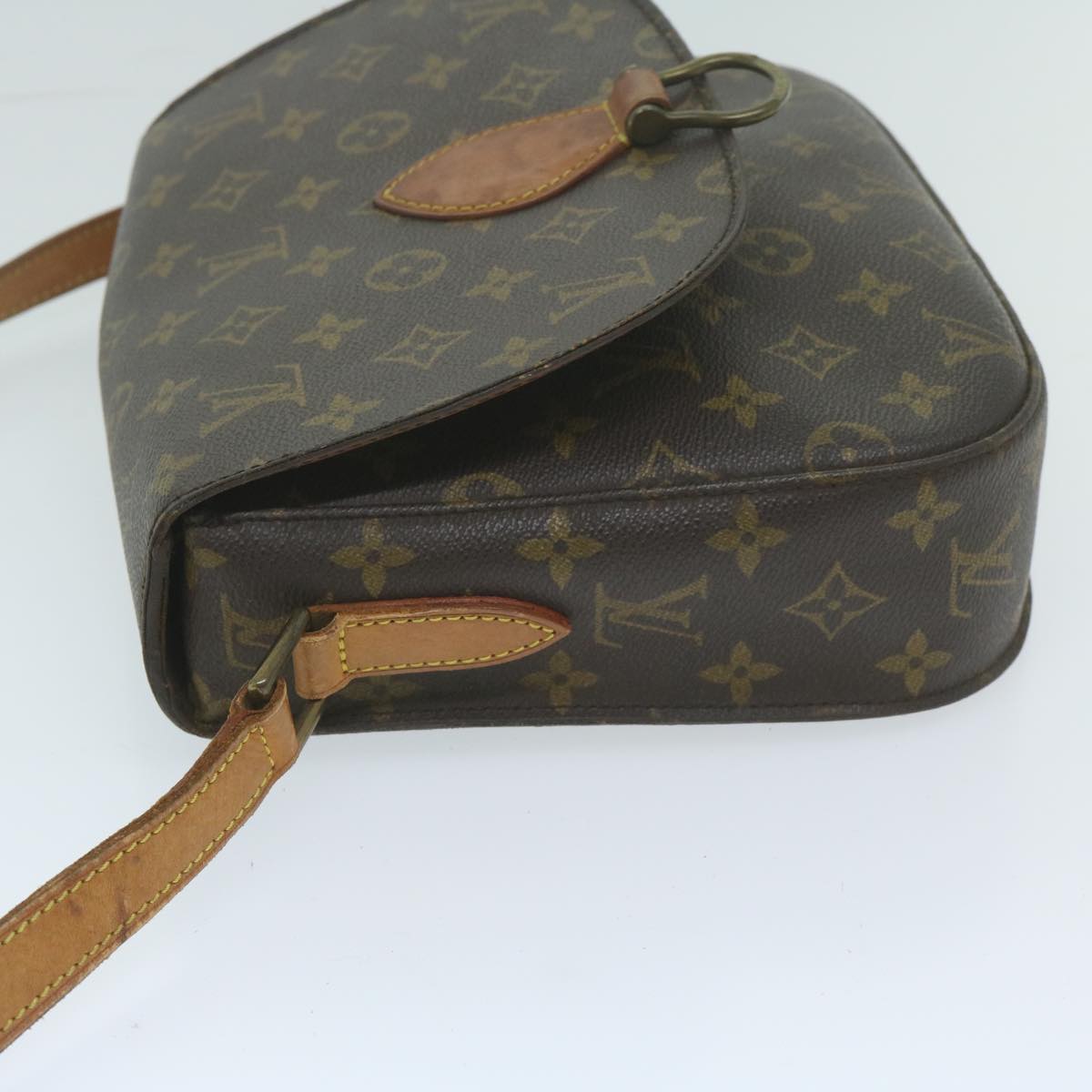 LOUIS VUITTON Monogram Saint Cloud GM Shoulder Bag M51242 LV Auth 64712