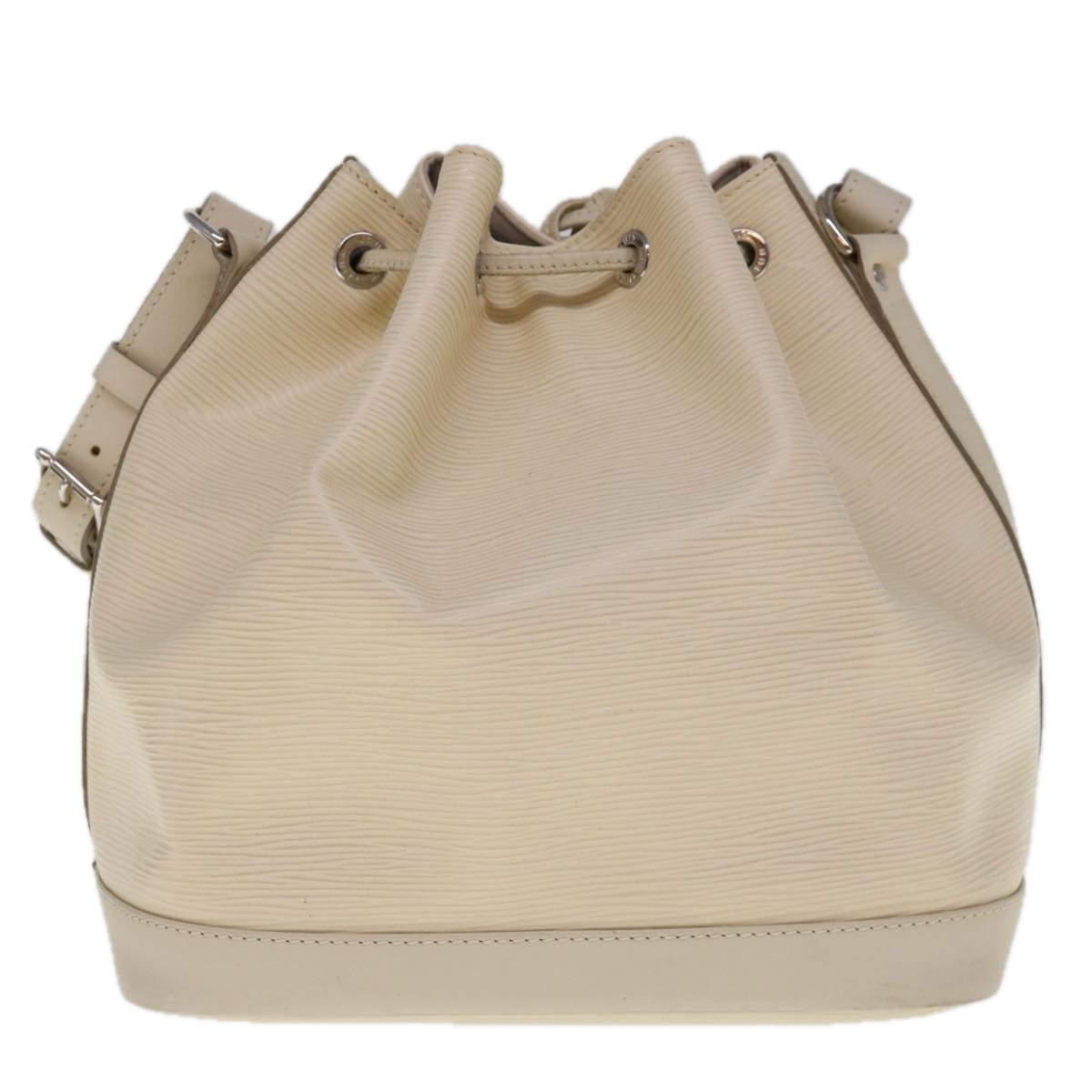 LOUIS VUITTON Epi Noe Shoulder Bag White Yvoire M4084J LV Auth 64733