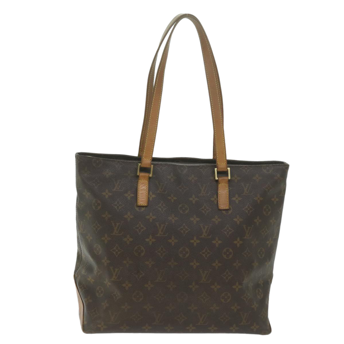 LOUIS VUITTON Monogram Cabas Mezzo Tote Bag M51151 LV Auth 64743