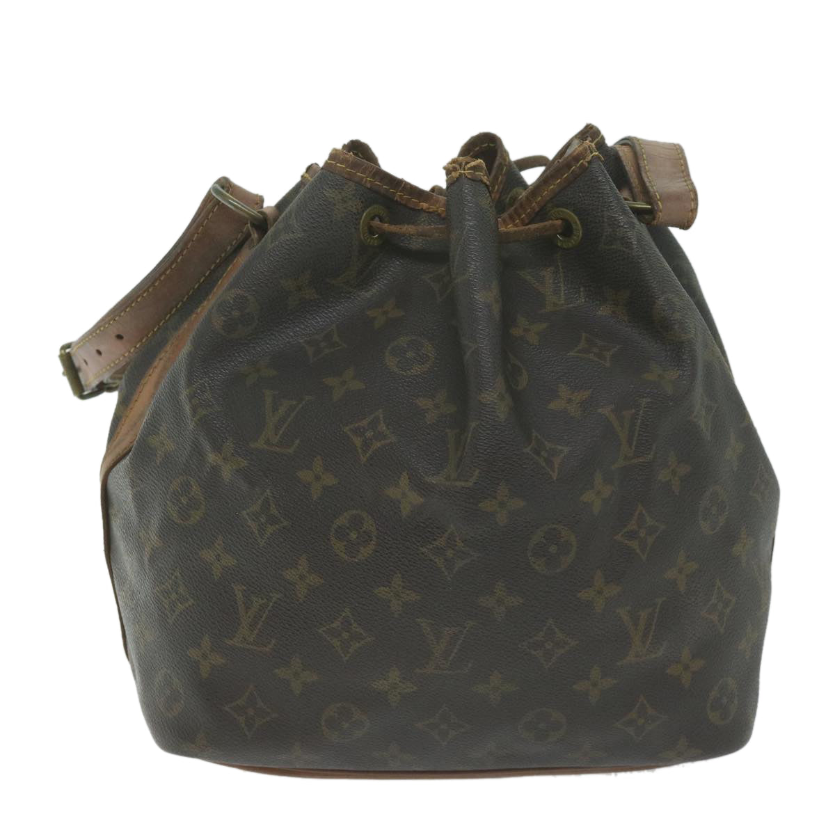 LOUIS VUITTON Monogram Petit Noe Shoulder Bag M42226 LV Auth 64748