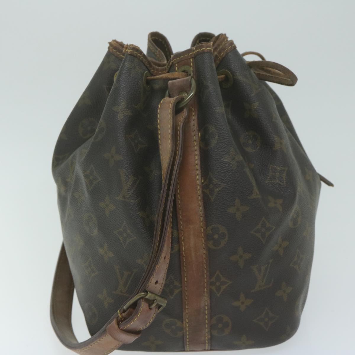 LOUIS VUITTON Monogram Petit Noe Shoulder Bag M42226 LV Auth 64748