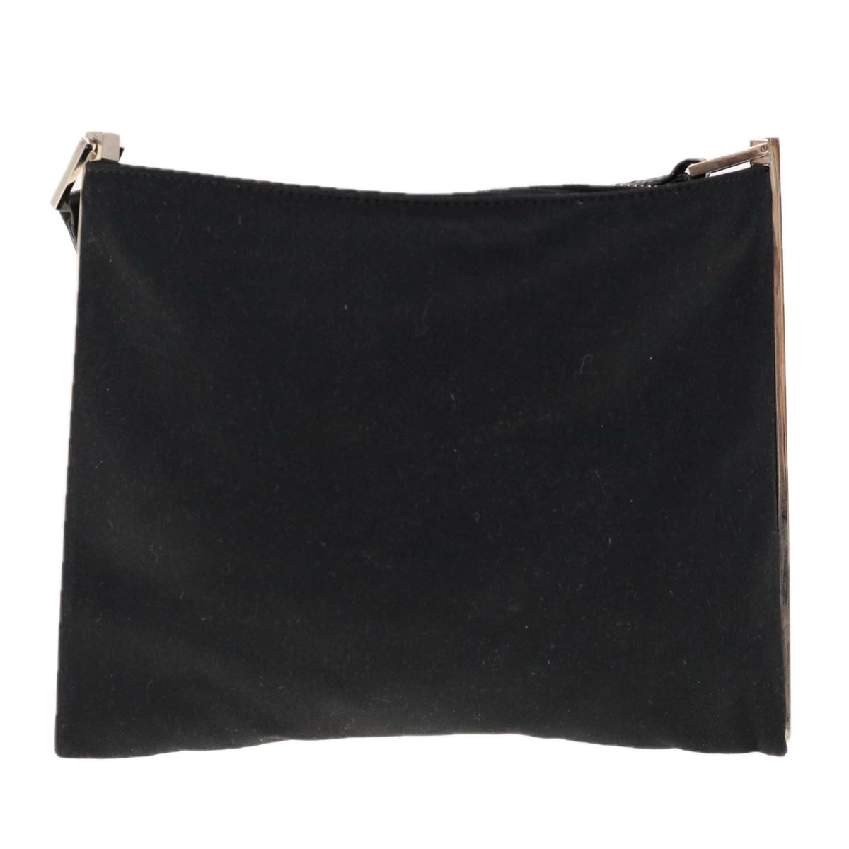 FENDI Shoulder Bag Nylon Black Auth 64760