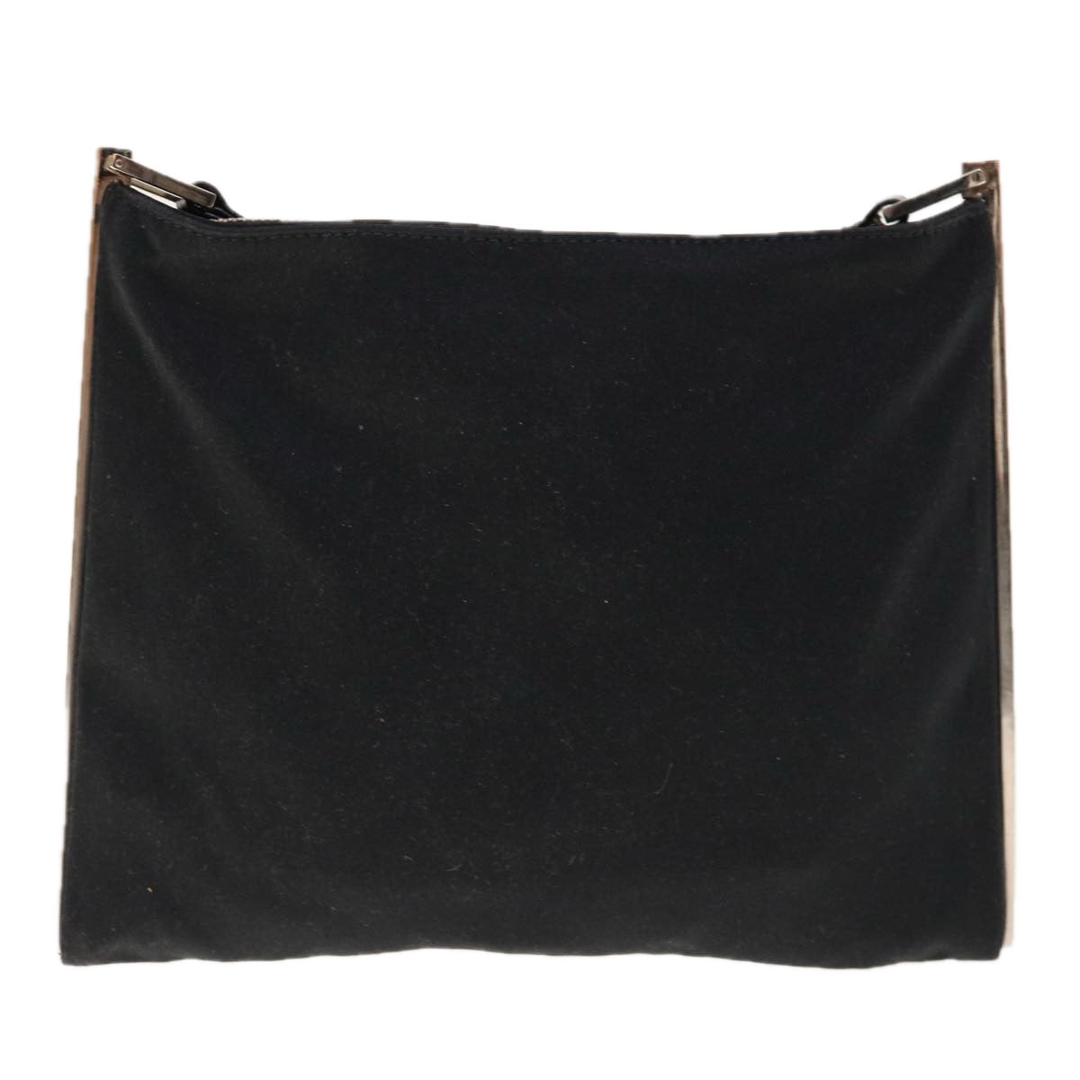 FENDI Shoulder Bag Nylon Black Auth 64760 - 0