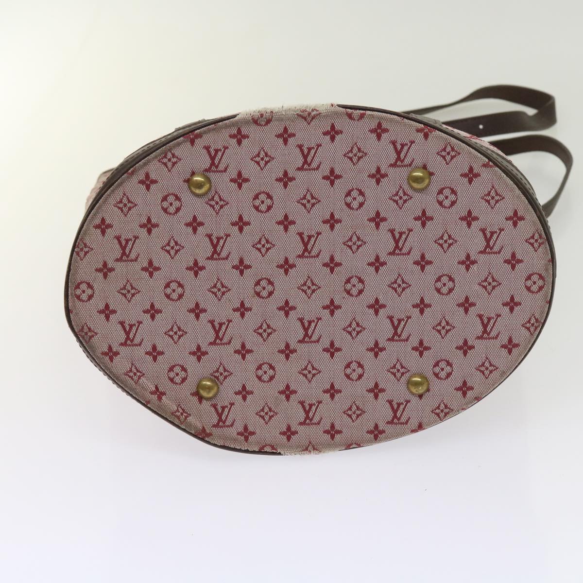 LOUIS VUITTON Monogram Mini Bucket GM Shoulder Bag Slys LV Auth 64847