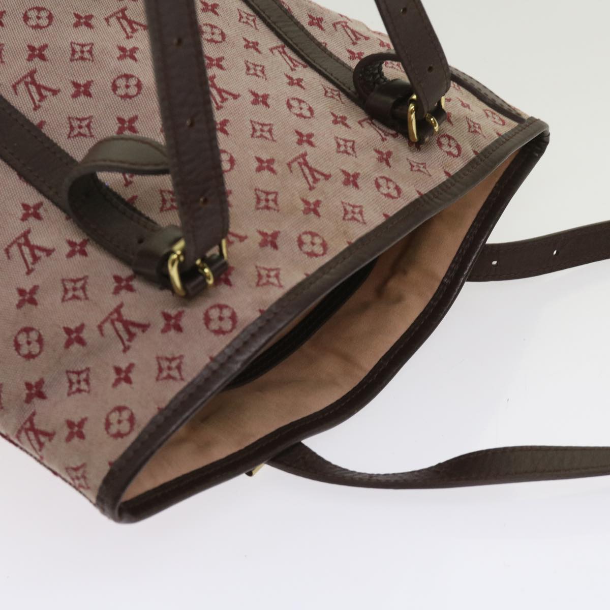 LOUIS VUITTON Monogram Mini Bucket GM Shoulder Bag Slys LV Auth 64847