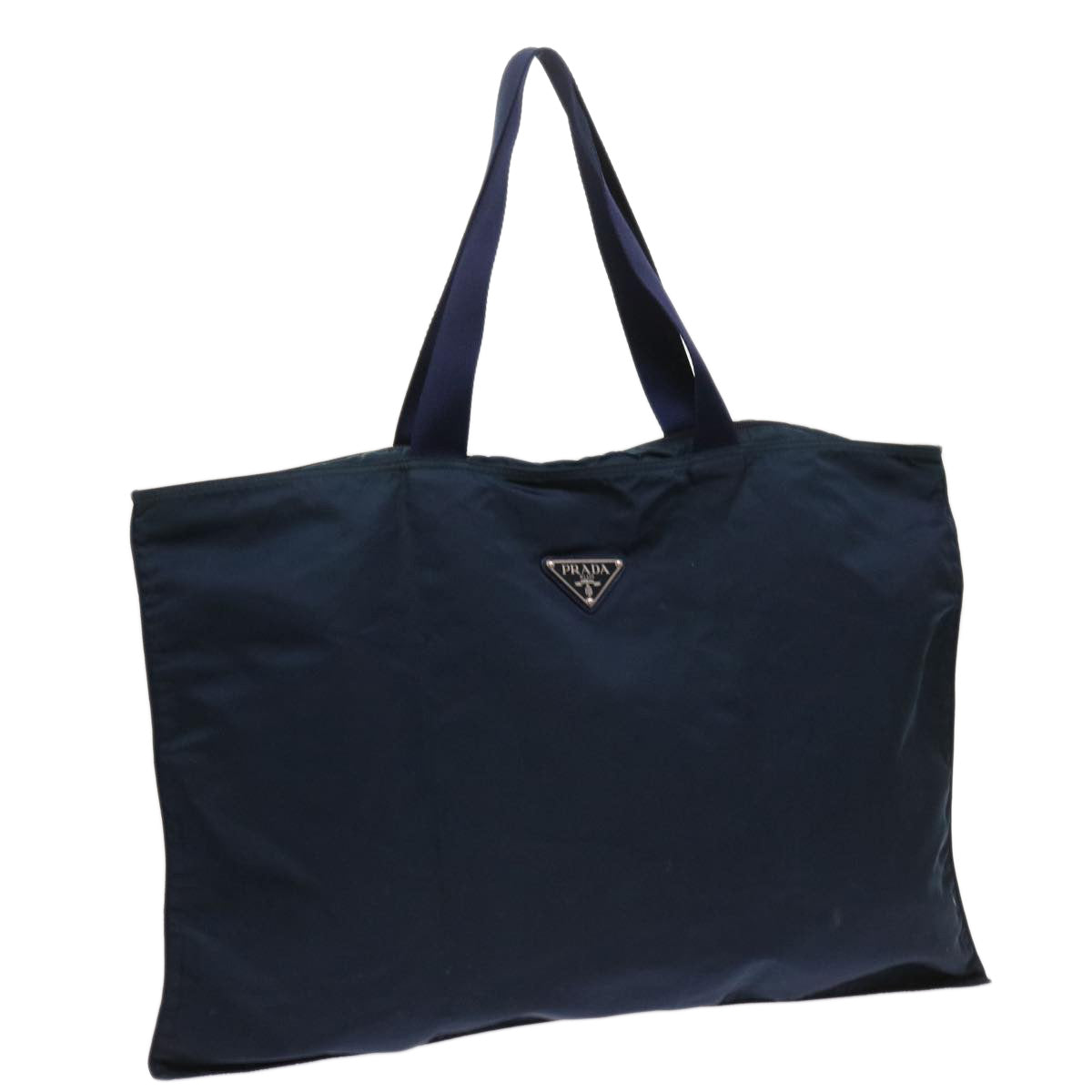 PRADA Tote Bag Nylon Blue Auth 64862