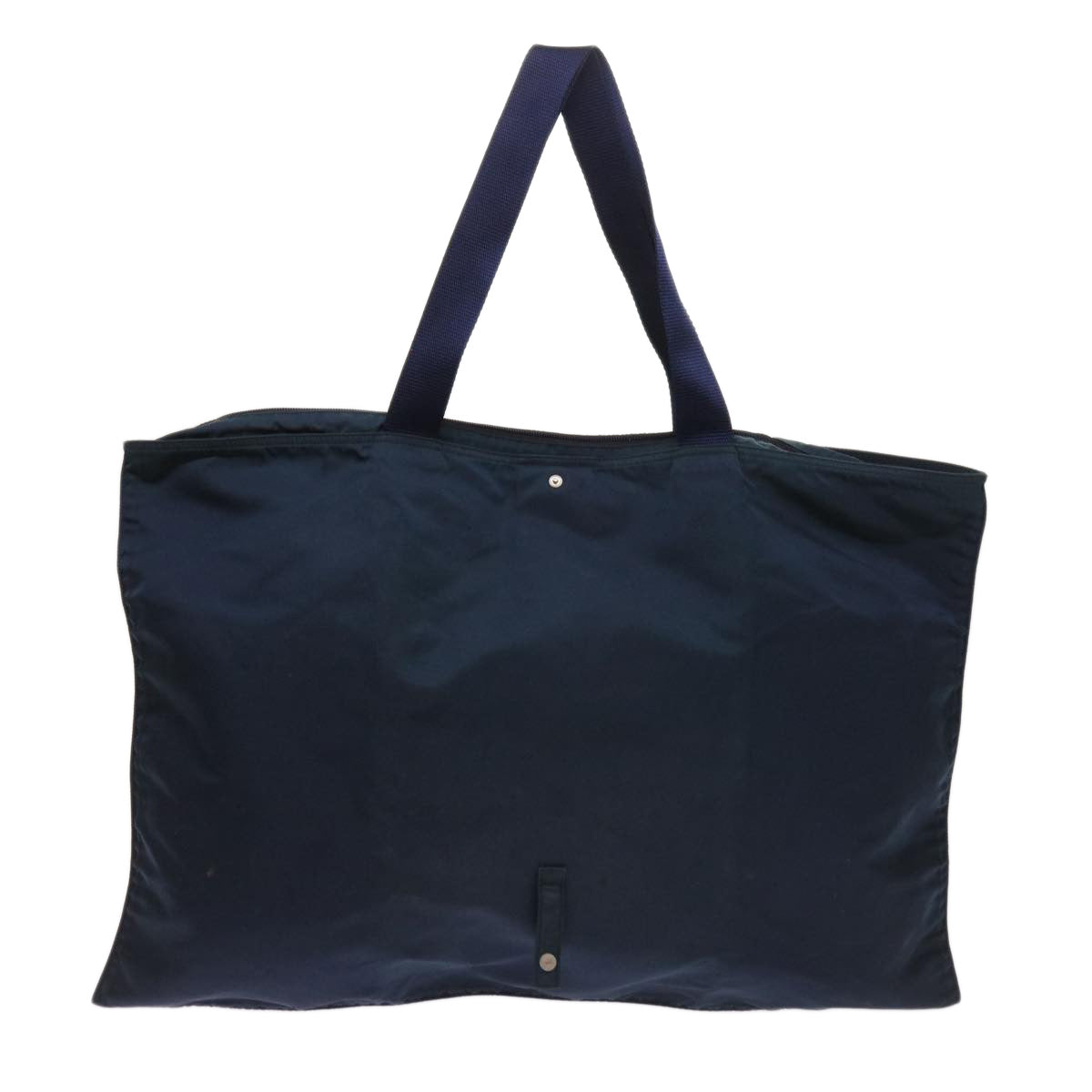 PRADA Tote Bag Nylon Blue Auth 64862 - 0
