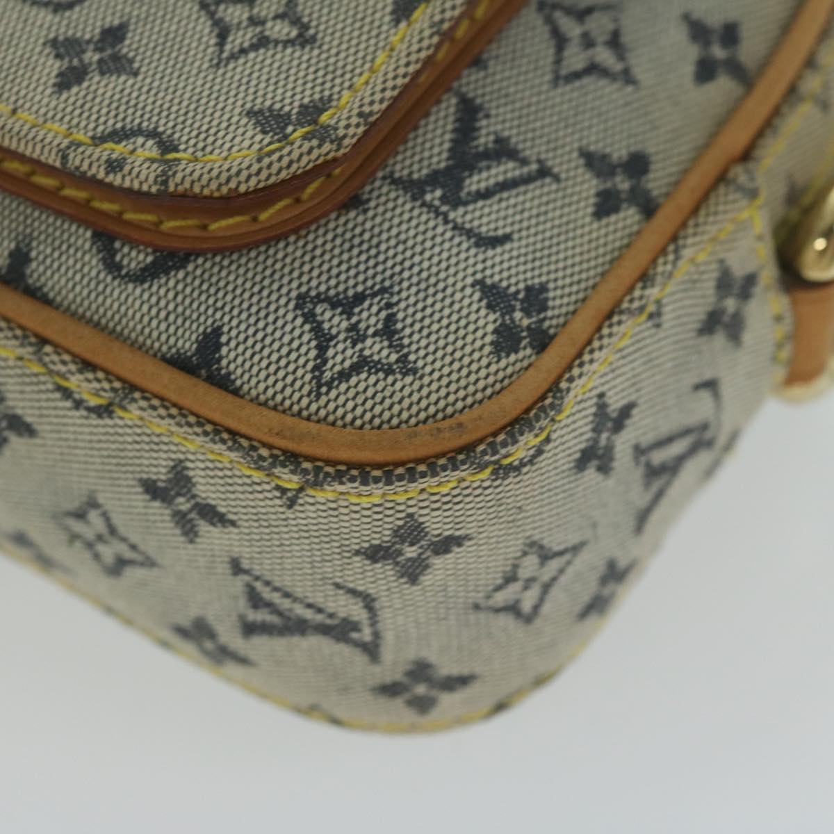 LOUIS VUITTON Monogram Mini Juliet MM Shoulder Bag Blue M92004 LV Auth 64926