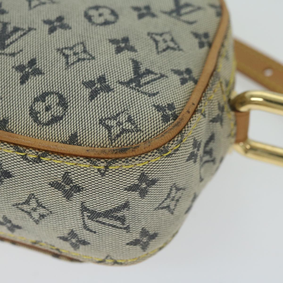 LOUIS VUITTON Monogram Mini Juliet MM Shoulder Bag Blue M92004 LV Auth 64926