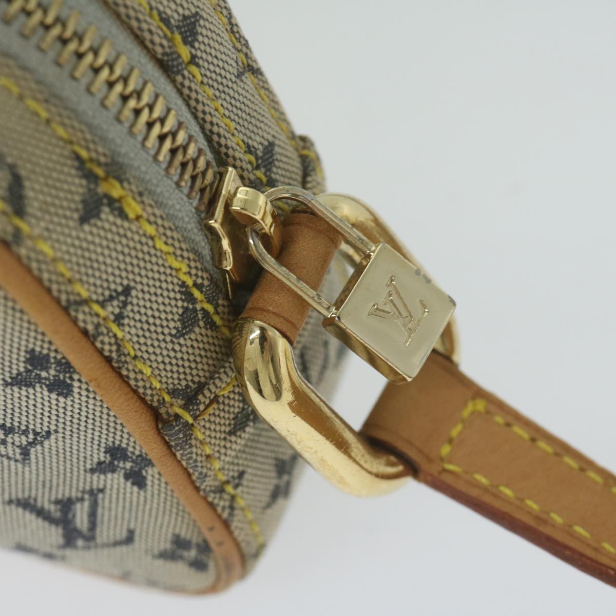 LOUIS VUITTON Monogram Mini Juliet MM Shoulder Bag Blue M92004 LV Auth 64926