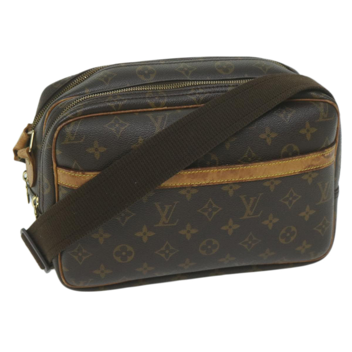 LOUIS VUITTON Monogram Reporter PM Shoulder Bag M45254 LV Auth 64955