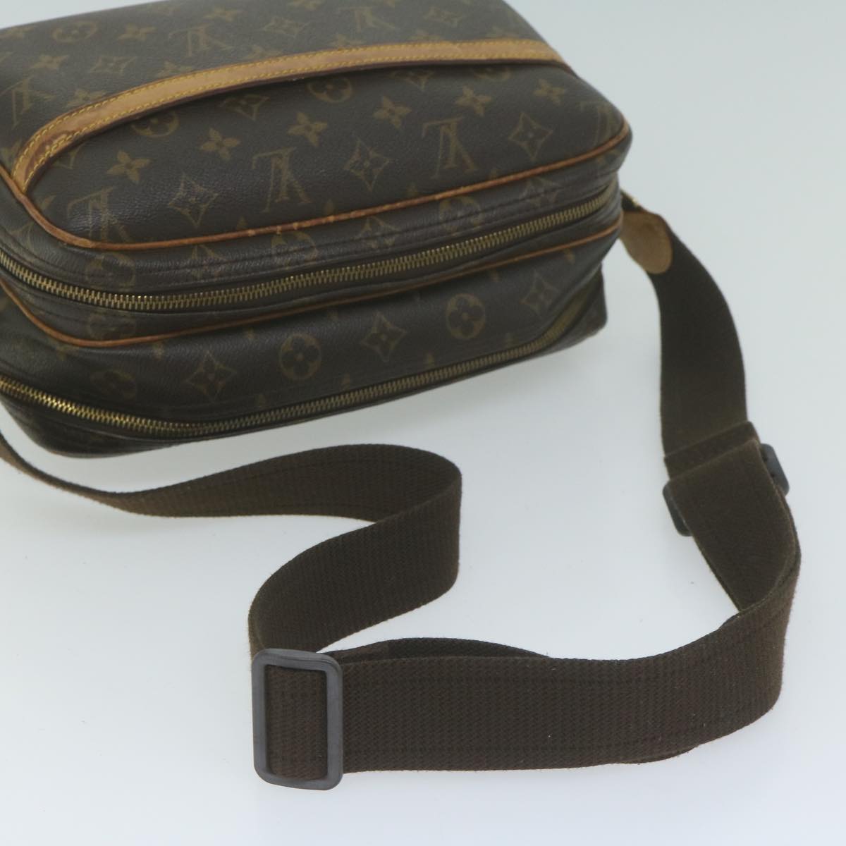 LOUIS VUITTON Monogram Reporter PM Shoulder Bag M45254 LV Auth 64955