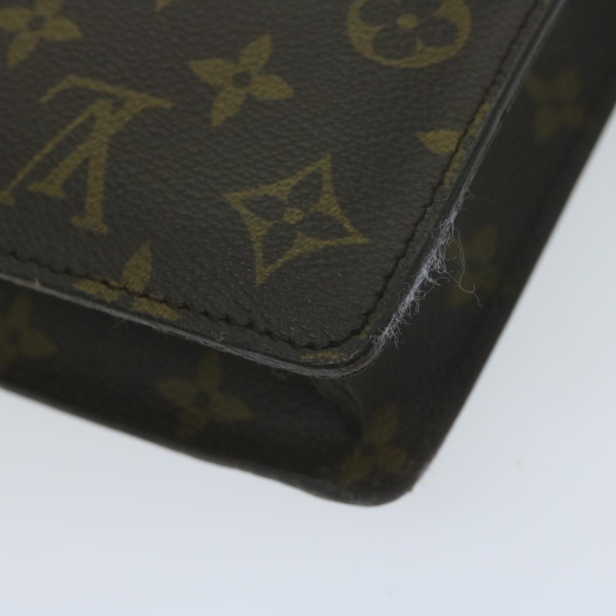 LOUIS VUITTON Monogram Porte Documents Senatur Briefcase M53335 LV Auth 64980