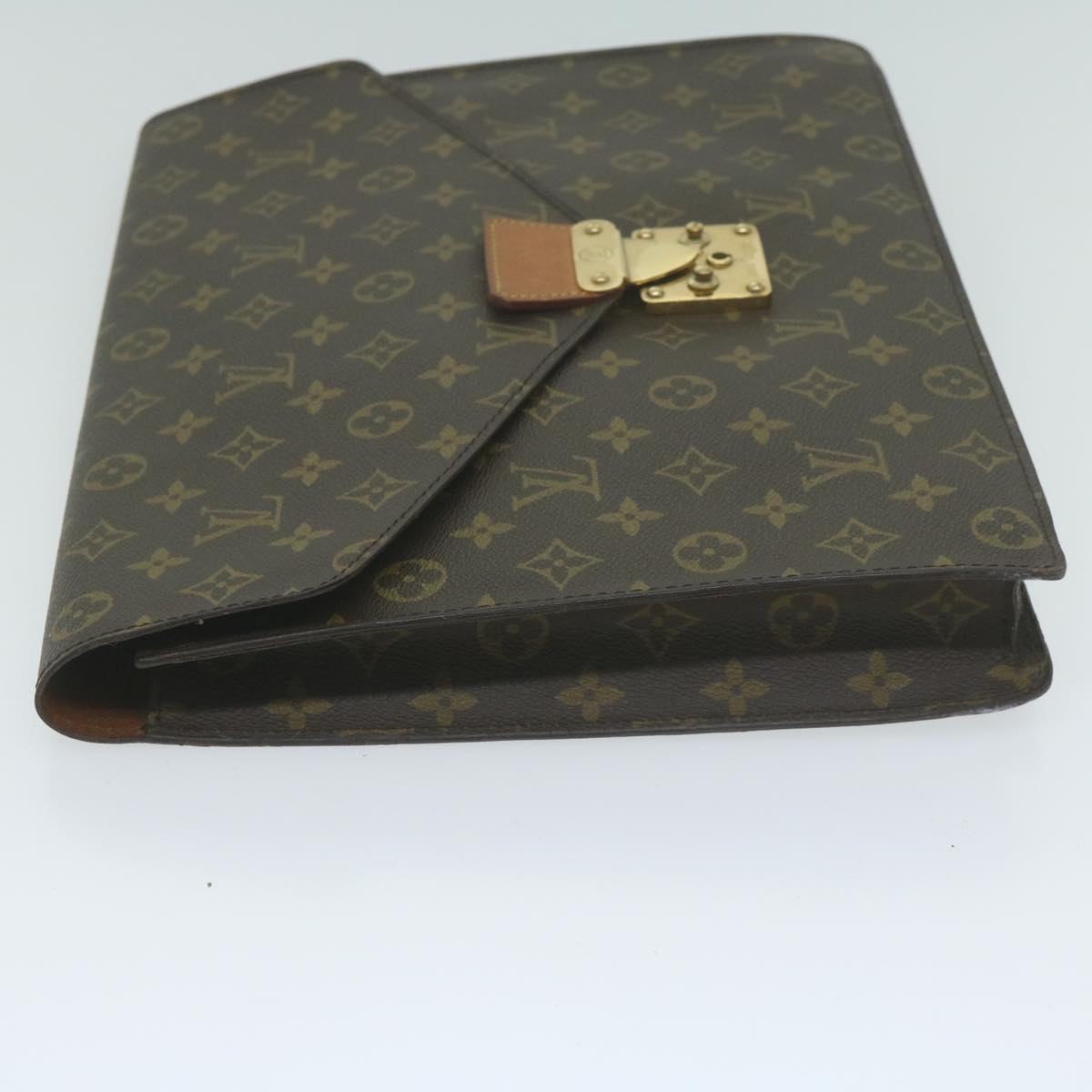 LOUIS VUITTON Monogram Porte Documents Senatur Briefcase M53335 LV Auth 64980