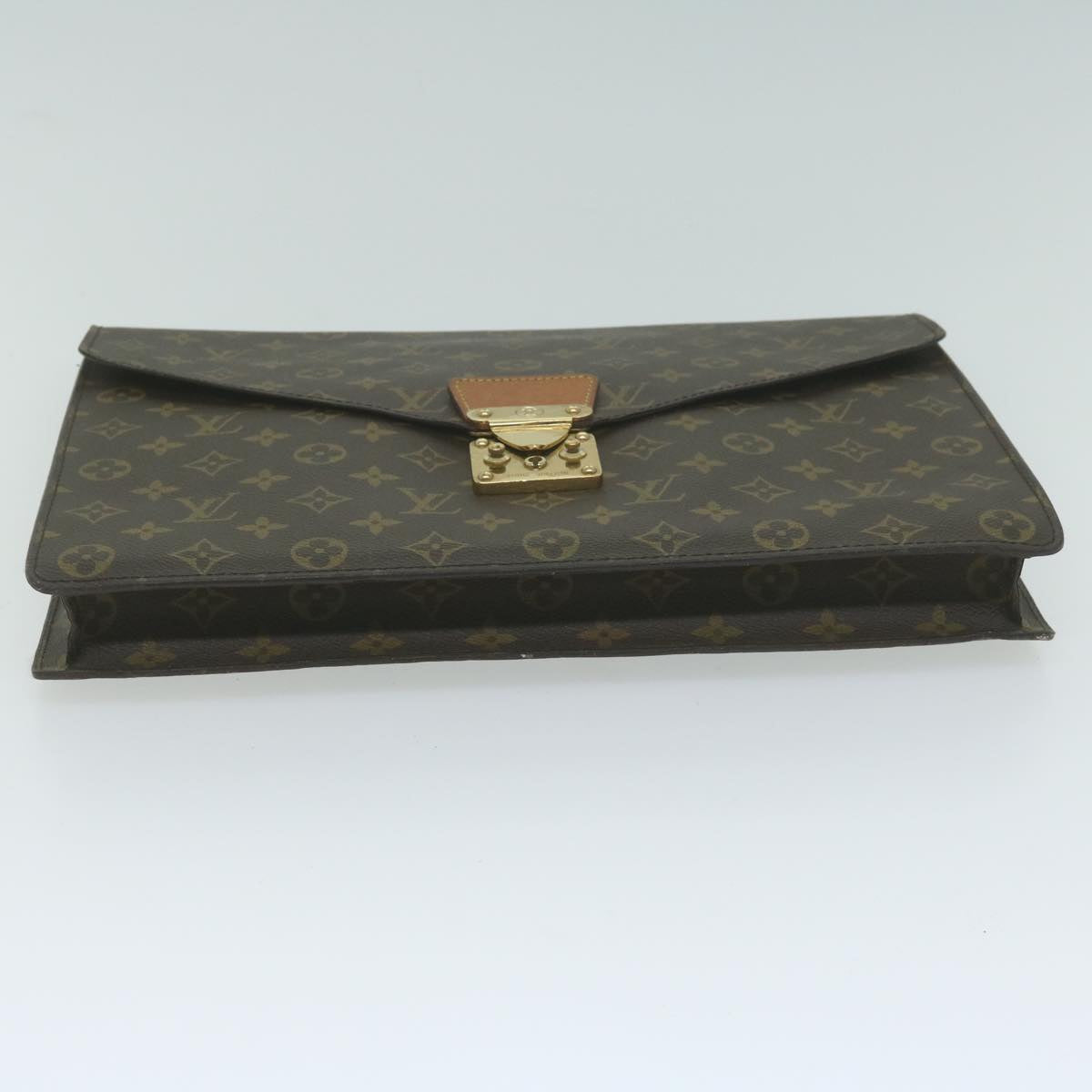 LOUIS VUITTON Monogram Porte Documents Senatur Briefcase M53335 LV Auth 64980