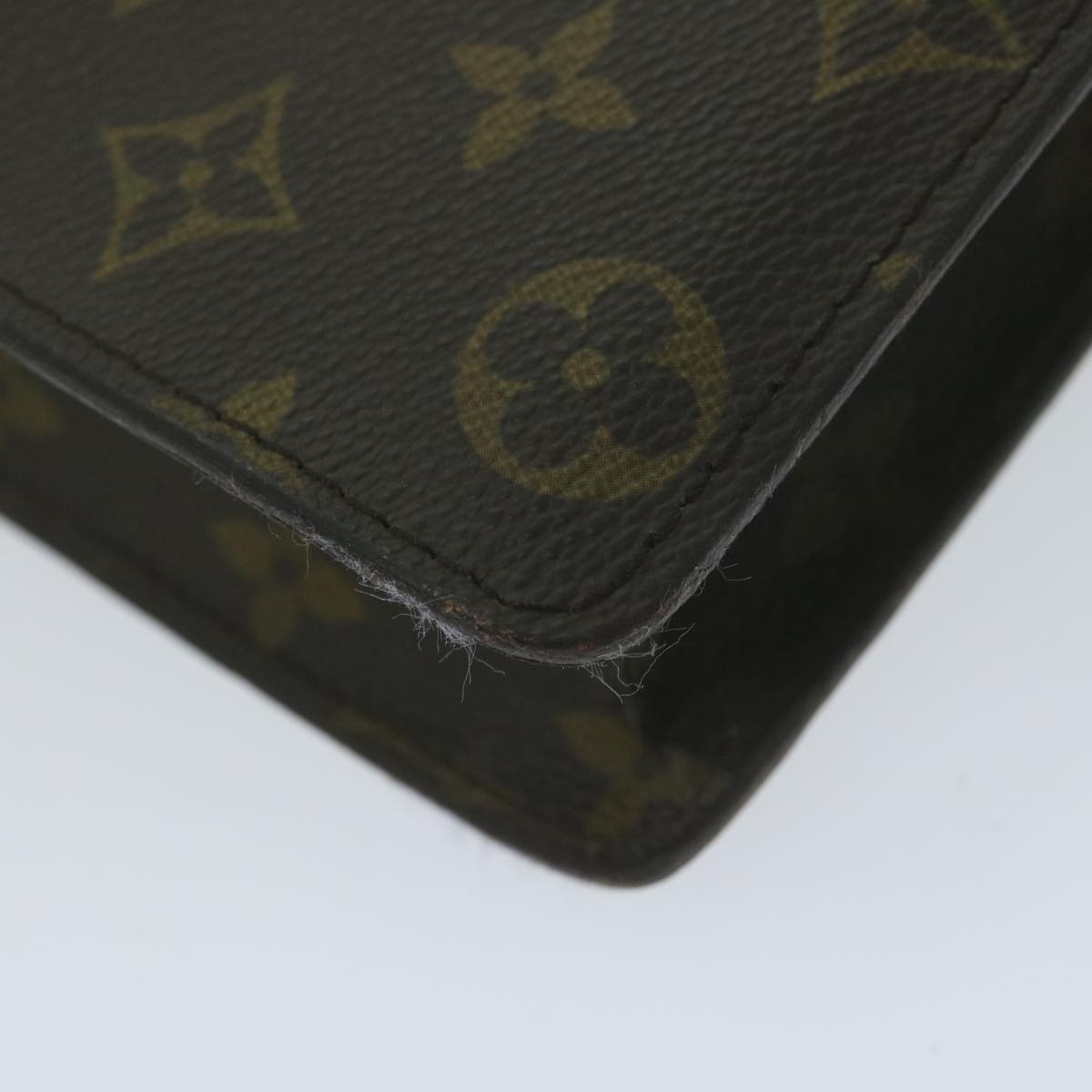 LOUIS VUITTON Monogram Porte Documents Senatur Briefcase M53335 LV Auth 64980