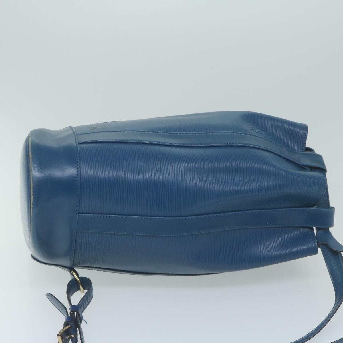 LOUIS VUITTON Epi Randonnee PM Shoulder Bag Blue M52355 LV Auth 64993