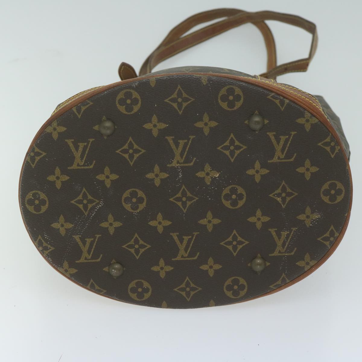 LOUIS VUITTON Monogram Bucket GM Shoulder Bag M42236 LV Auth 64998