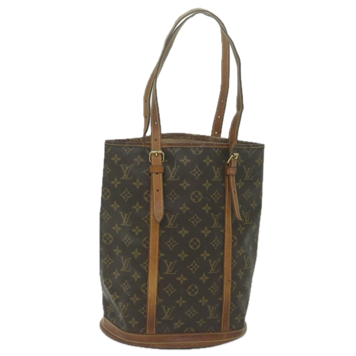 LOUIS VUITTON Monogram Bucket GM Shoulder Bag M42236 LV Auth 64998