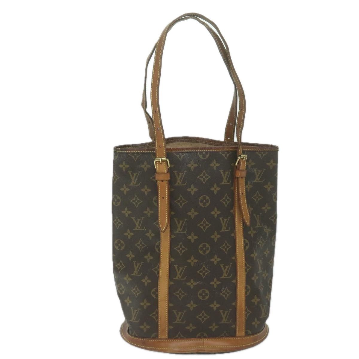 LOUIS VUITTON Monogram Bucket GM Shoulder Bag M42236 LV Auth 64998