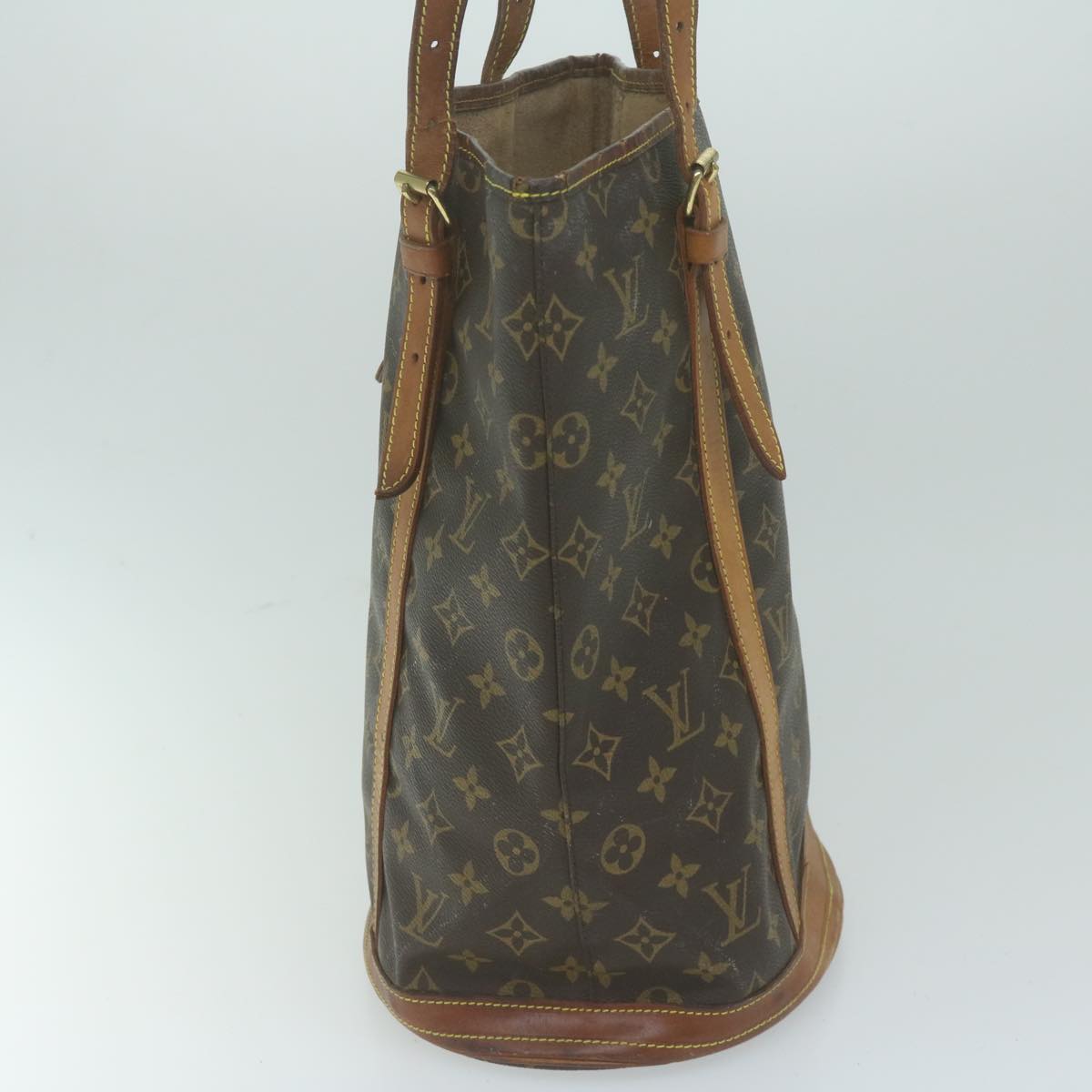 LOUIS VUITTON Monogram Bucket GM Shoulder Bag M42236 LV Auth 64998