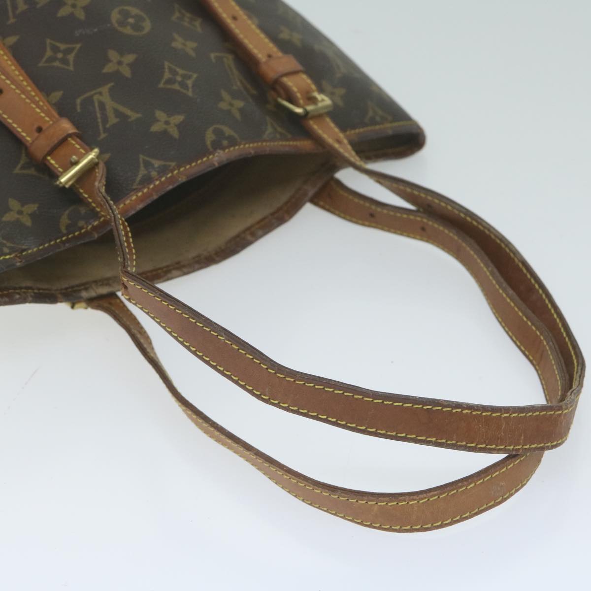 LOUIS VUITTON Monogram Bucket GM Shoulder Bag M42236 LV Auth 64998