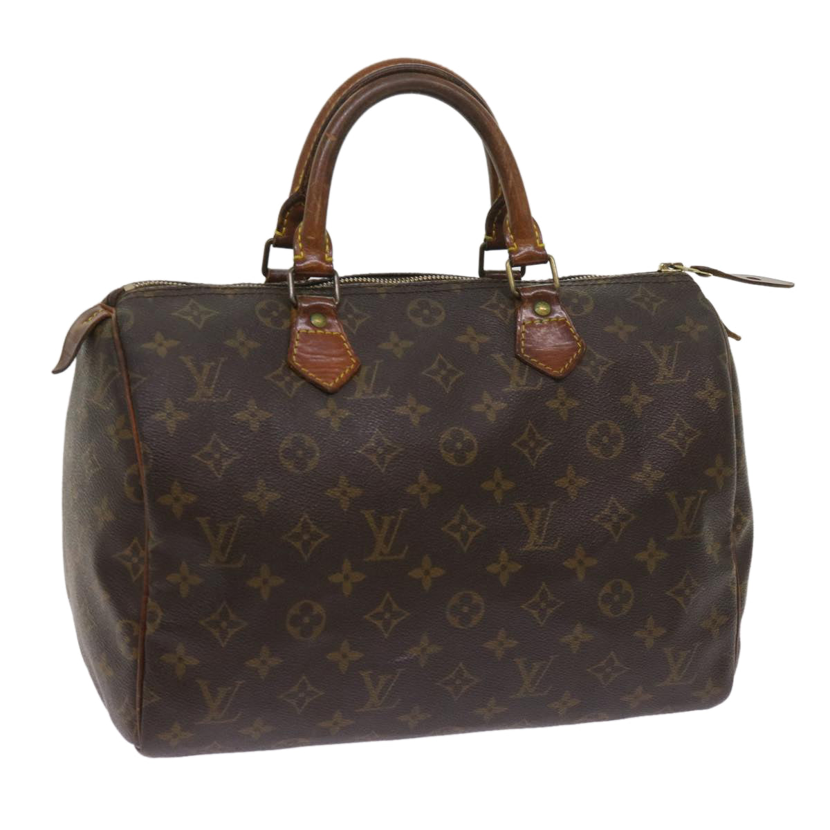 LOUIS VUITTON Monogram Speedy 30 Hand Bag M41526 LV Auth 65002