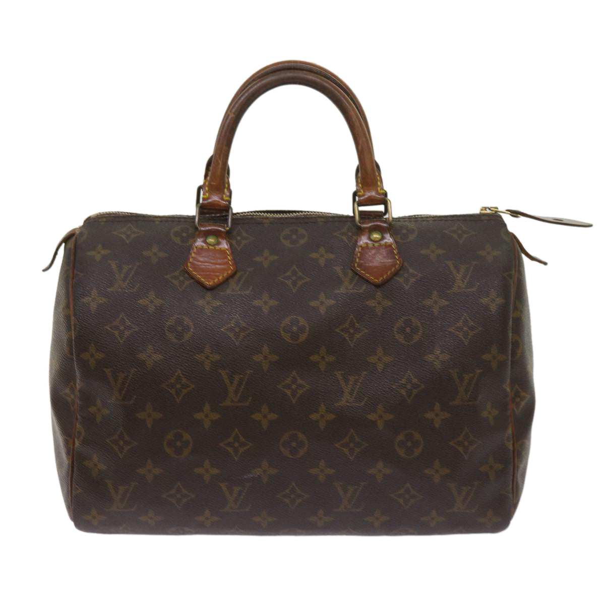 LOUIS VUITTON Monogram Speedy 30 Hand Bag M41526 LV Auth 65002