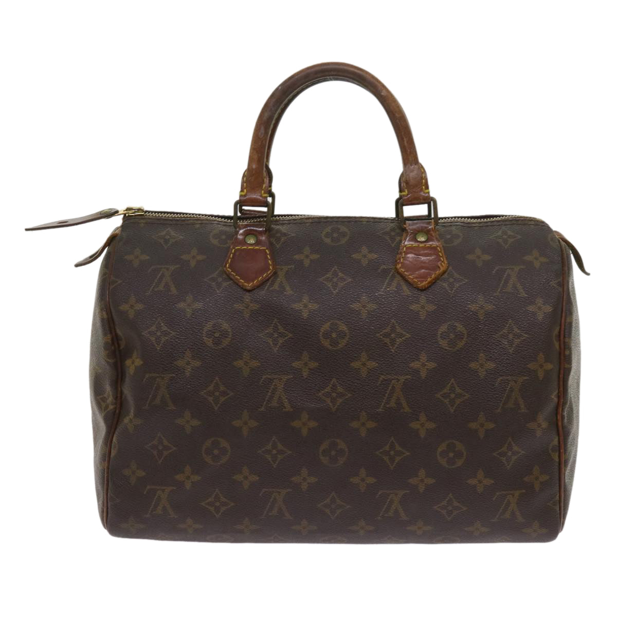 LOUIS VUITTON Monogram Speedy 30 Hand Bag M41526 LV Auth 65002