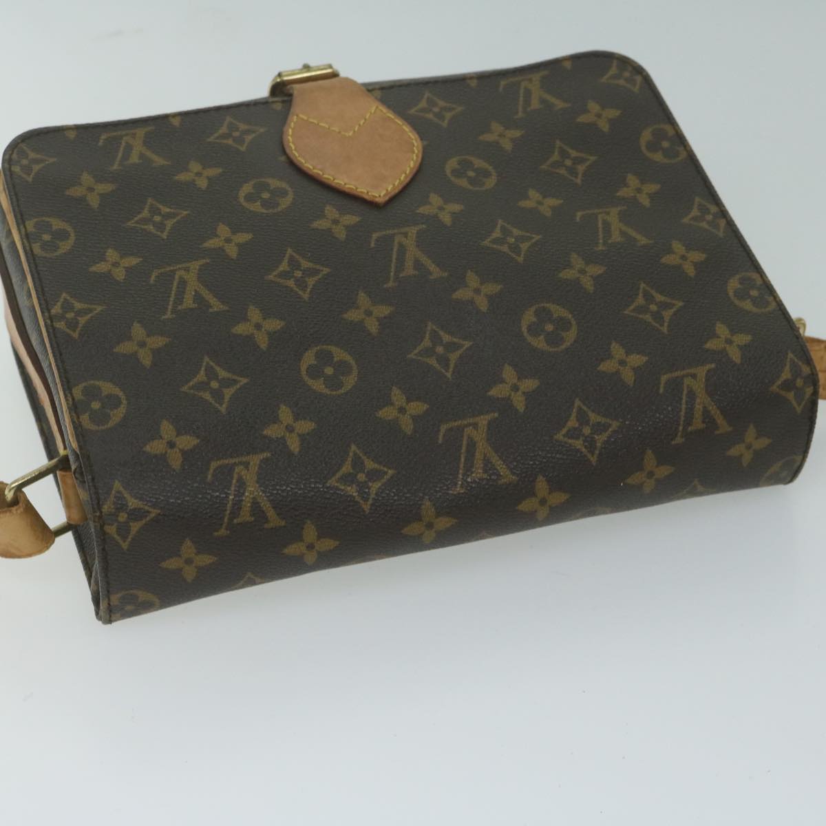 LOUIS VUITTON Monogram Cartouchiere GM Shoulder Bag M51252 LV Auth 65054