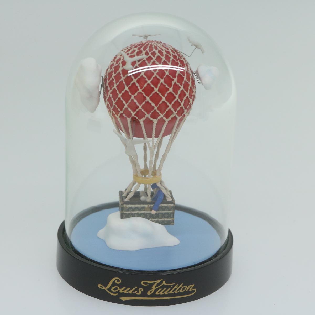 LOUIS VUITTON Snow Globe balloon VIP Only Clear Red LV Auth 65058A - 0