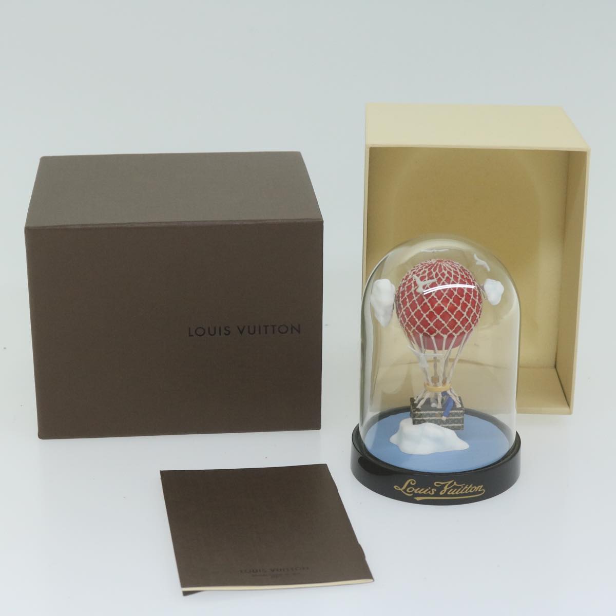 LOUIS VUITTON Snow Globe balloon VIP Only Clear Red LV Auth 65058A