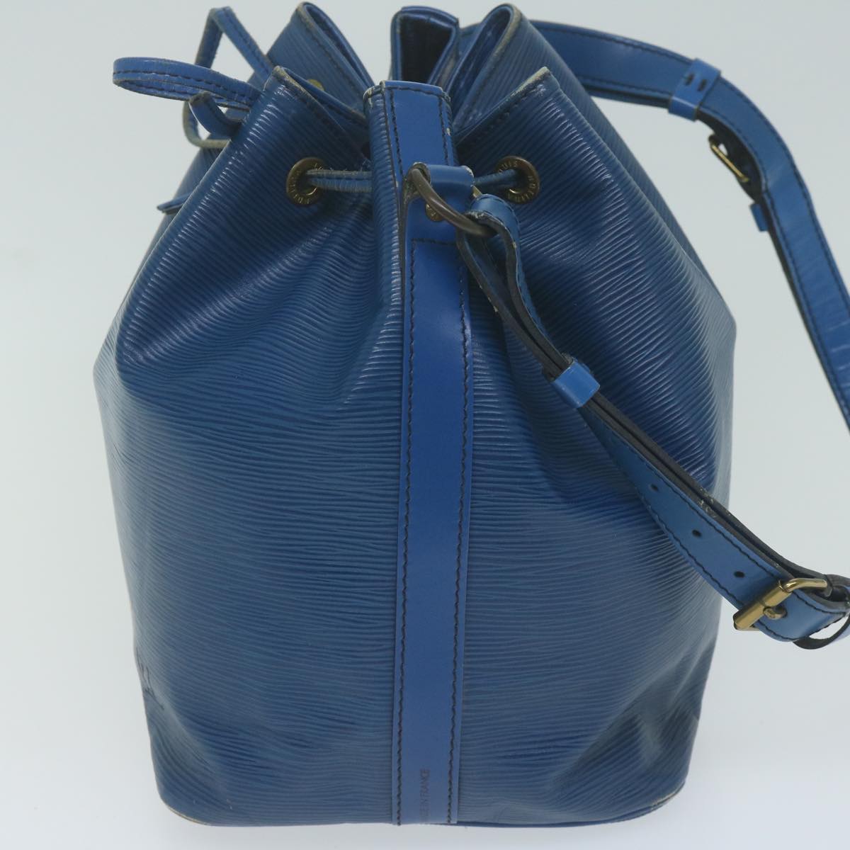 LOUIS VUITTON Epi Petit Noe Shoulder Bag Blue M44105 LV Auth 65074