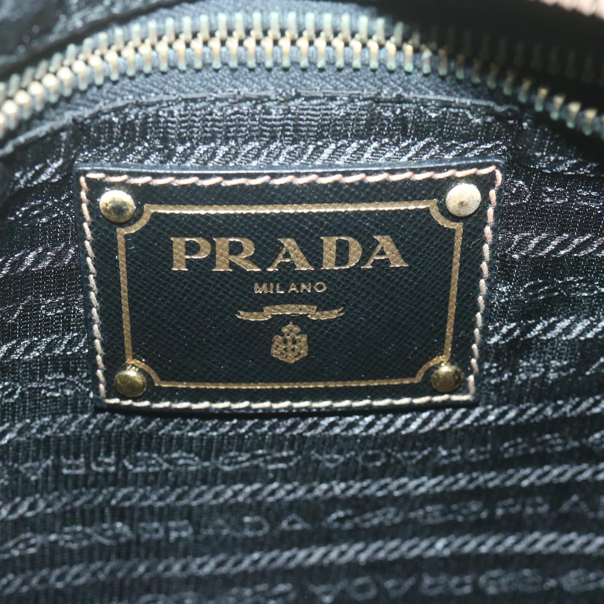 PRADA Shoulder Bag Nylon Green Auth 65078