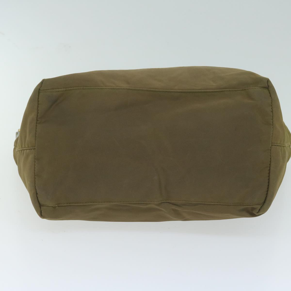 PRADA Tote Bag Nylon Khaki Auth 65083