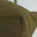 PRADA Tote Bag Nylon Khaki Auth 65083-11