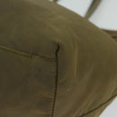 PRADA Tote Bag Nylon Khaki Auth 65083-13