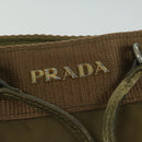 PRADA Tote Bag Nylon Khaki Auth 65083-15