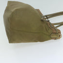 PRADA Tote Bag Nylon Khaki Auth 65083-4