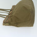 PRADA Tote Bag Nylon Khaki Auth 65083-5