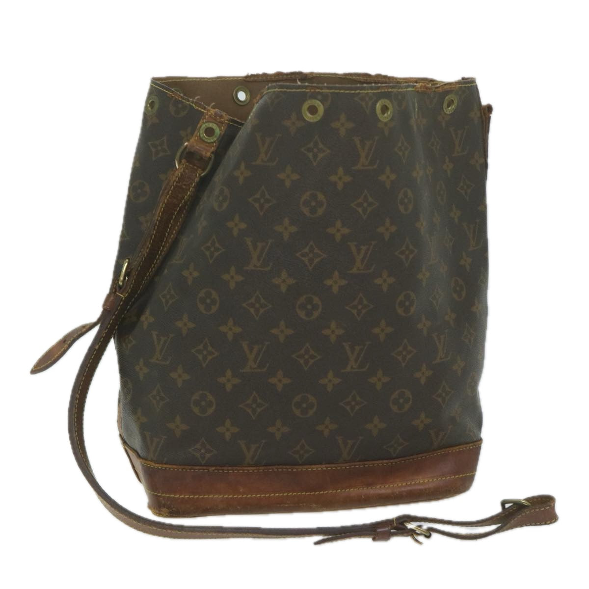 LOUIS VUITTON Monogram Noe Shoulder Bag M42224 LV Auth 65151