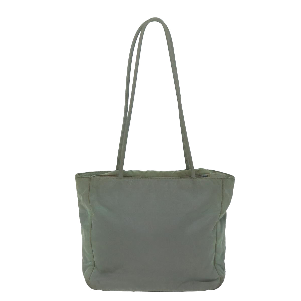 PRADA Tote Bag Nylon Khaki Auth 65152 - 0