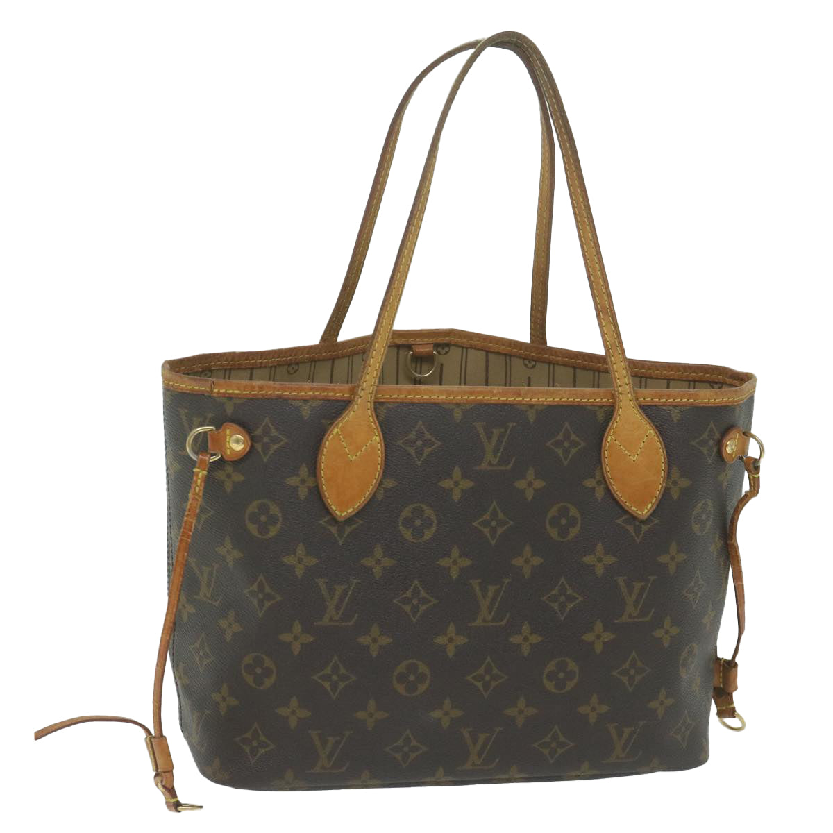 LOUIS VUITTON Monogram Neverfull PM Tote Bag M40155 LV Auth 65163 - 0