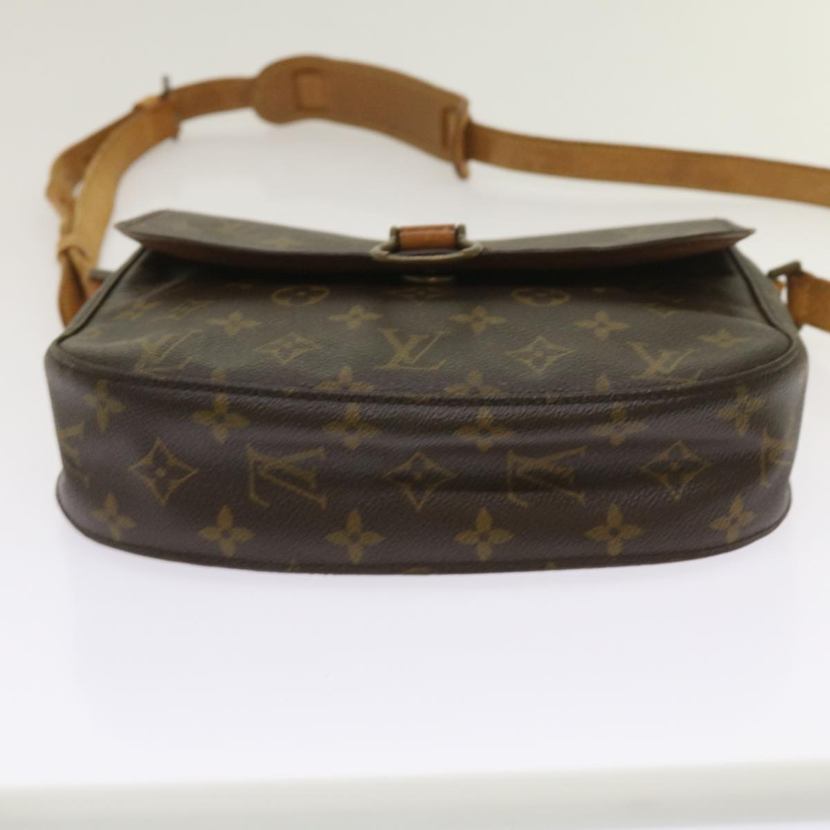 LOUIS VUITTON Monogram Saint Cloud GM Shoulder Bag M51242 LV Auth 65531